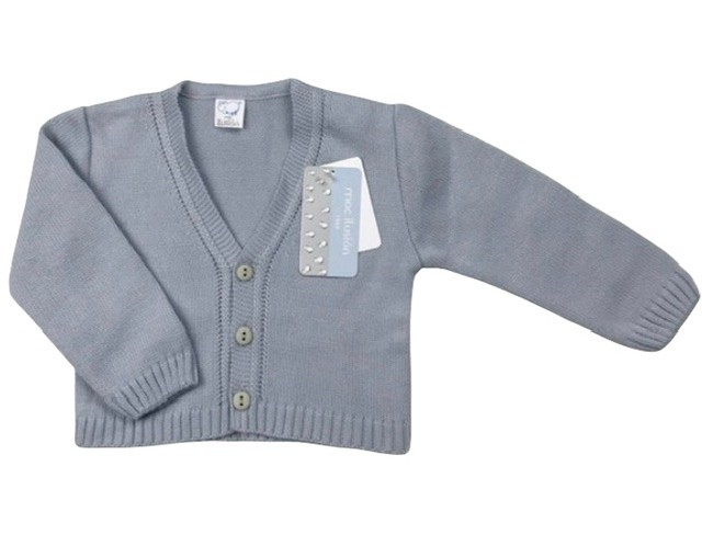 Chaqueta Básica Bebé Gris