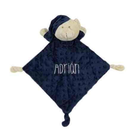 Dou Dou Apego Osito Bordado Marino