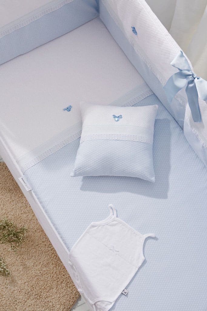 Edredón+Chichonera Venecia Celeste Bimbi Class