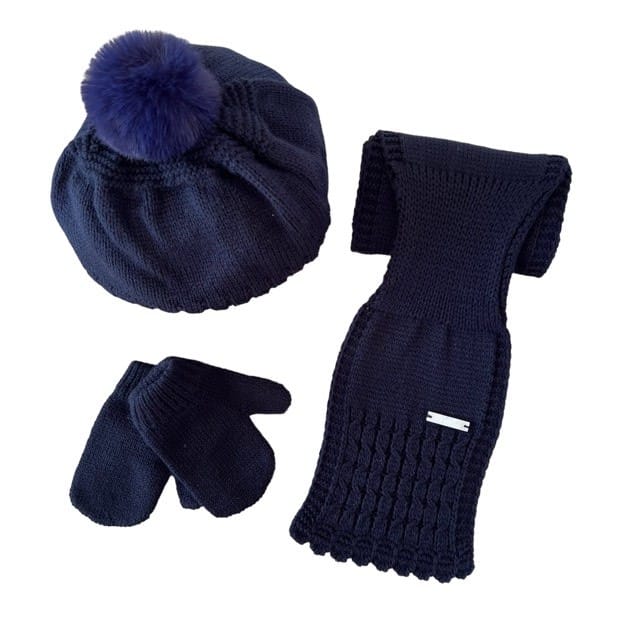 Conjunto Boina Marino Visi