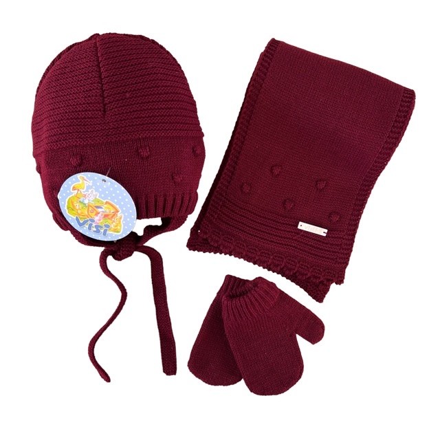 Conjunto Gorro Borgoña Visi