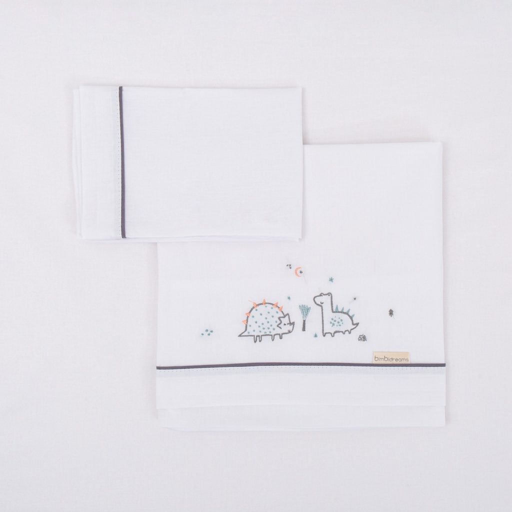 Tríptico Algodón Jurasic Bimbi Dreams