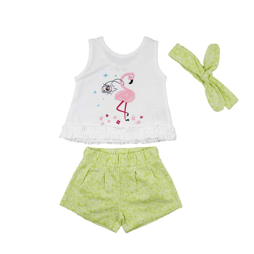 Conjunto Flamingo Babybol