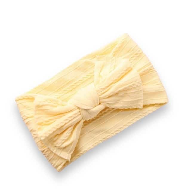 Turbante Trenzado Vainilla