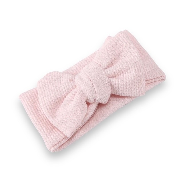 Turbante Maxi Lazo Rosa Bebé