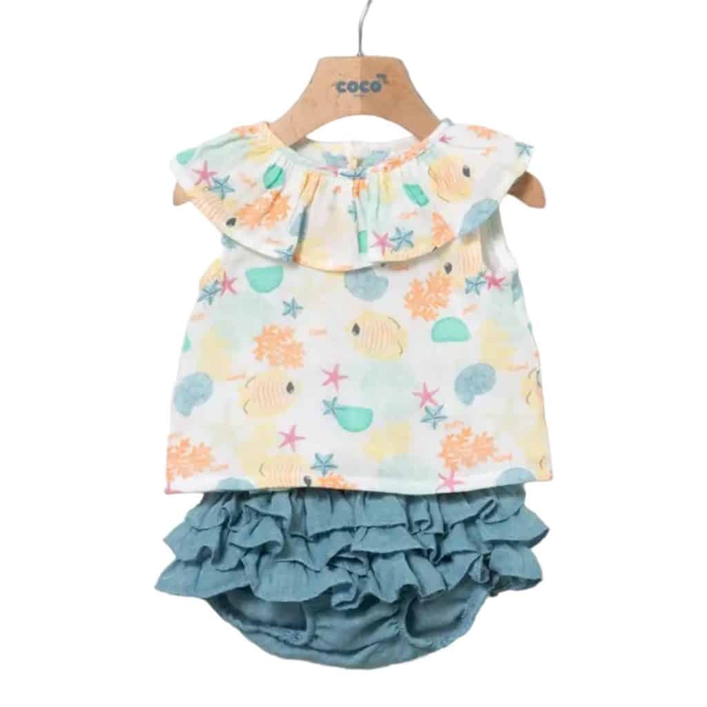 Ranita Volantes Ocean Coco Aqua